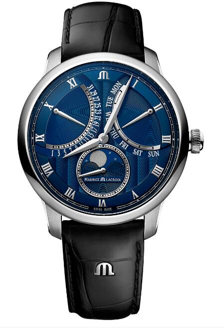 Maurice Lacroix Masterpiece Moonphase Retrograde MP6608-SS001-410-1 Replica Watch